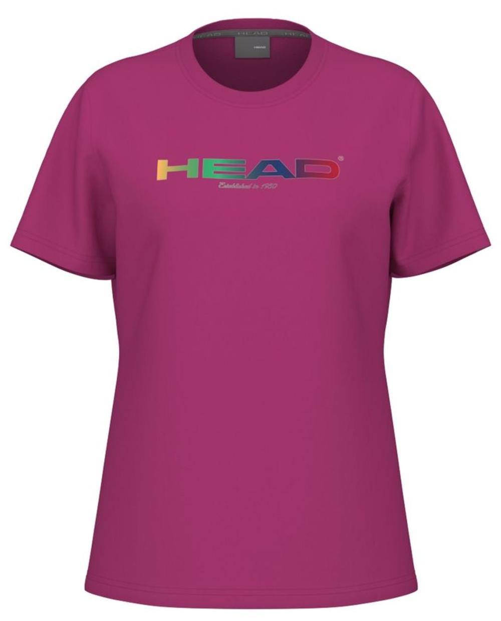 Женская теннисная футболка Head Rainbow - vivid pink