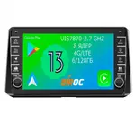 Магнитола для Toyota Corolla E210 2019-2024+, Corolla Cross - Airoc AB-1137 (кнопки и крутилки), Android 13, Быстрая, SIM-слот, CarPlay