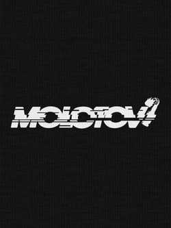 Футболка MLTV Глитч Лого Черный