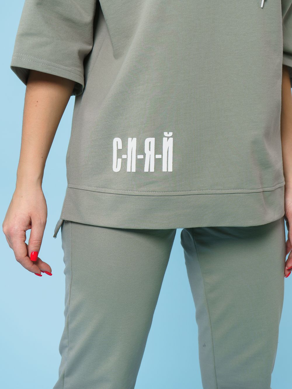 866 Костюм "Св.олива" SveTekst (Акция)