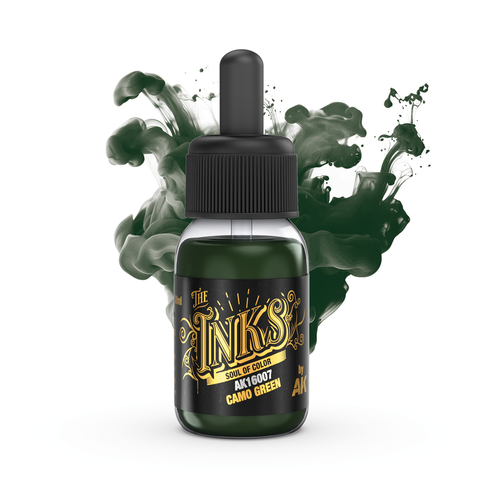 AK Interactive The INKS - Camo Green