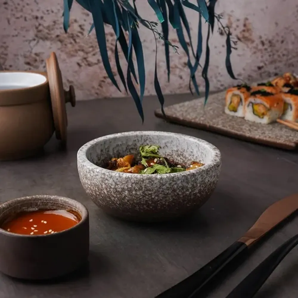 Салатник 260 мл d 12 см h5,4 см емкость для закусок Brown Taiga P.L. Proff Cuisine [6]