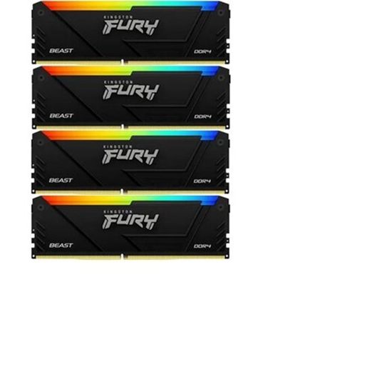 Оперативная память KINGSTON Fury Beast Black KF432C16BB2AK4/64 DDR4 - 4x DIMM, Ret KF432C16BB2AK4/64
