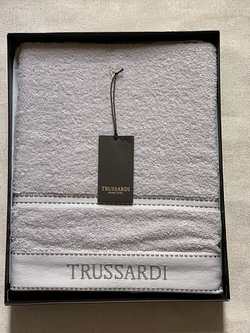 Полотенце 60x110 Trussardi Ribbon светло-серое