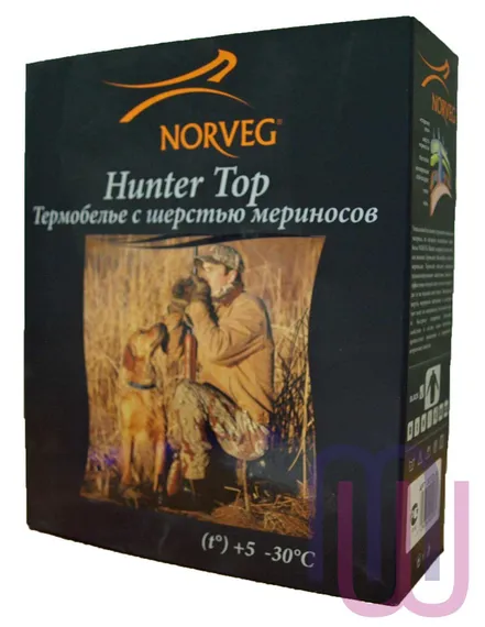 Термобелье Unisex Norveg Hunter Футболка с длинным рукавом и высоким воротом на молнии (3U1ZL)