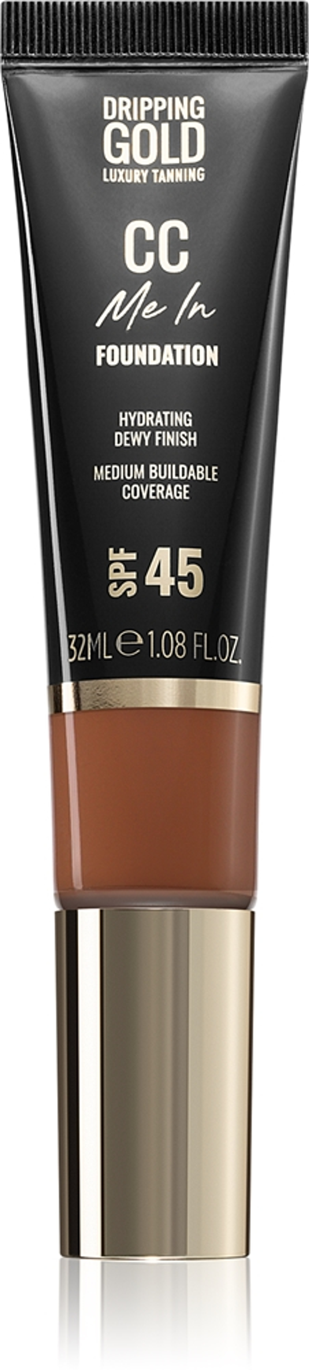 Dripping Gold CC Me In - Легкое тональное средство SPF 45 оттенок Amber 09, 32 ml