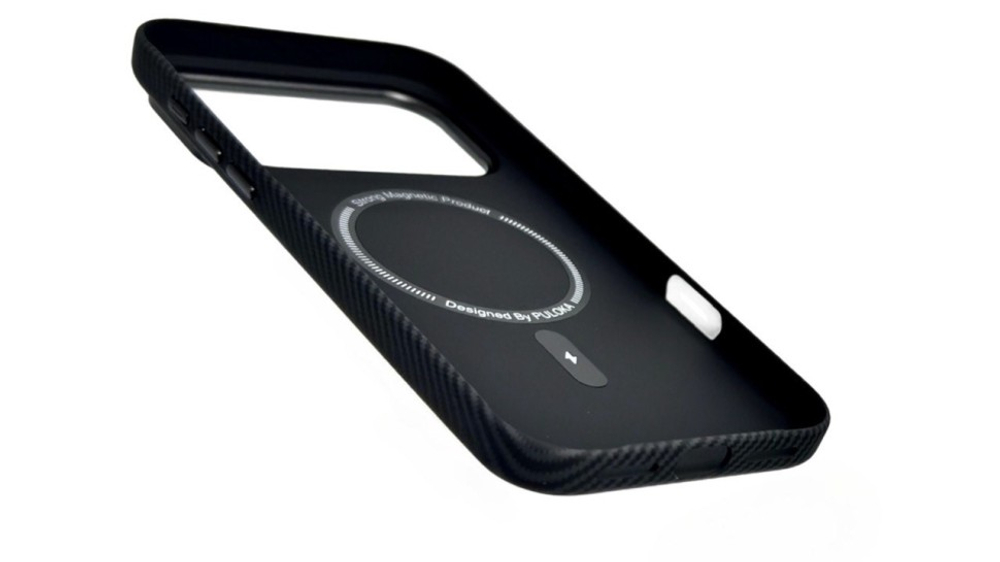Накладка для i-Phone 17 Pro Max Puloka Classic Magsafe черный
