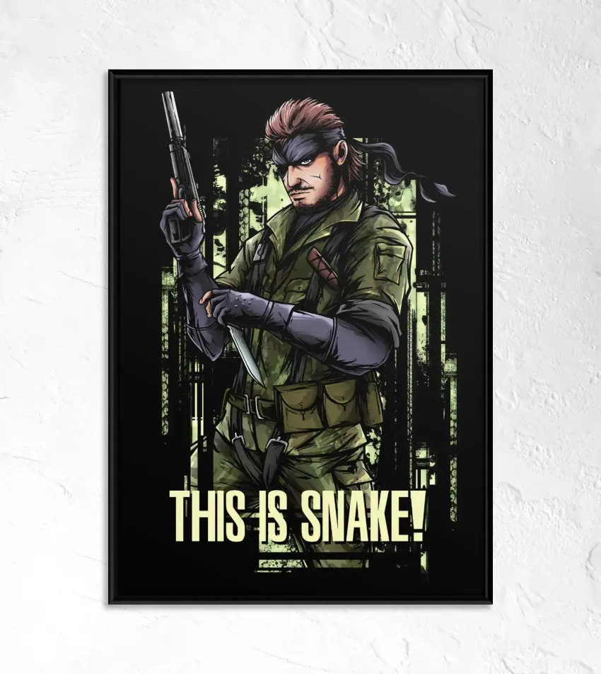 Постер "Metal Gear Solid. Naked Snake"