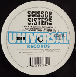 Винтажная виниловая пластинка LP Scissor Sisters (USA 2004)