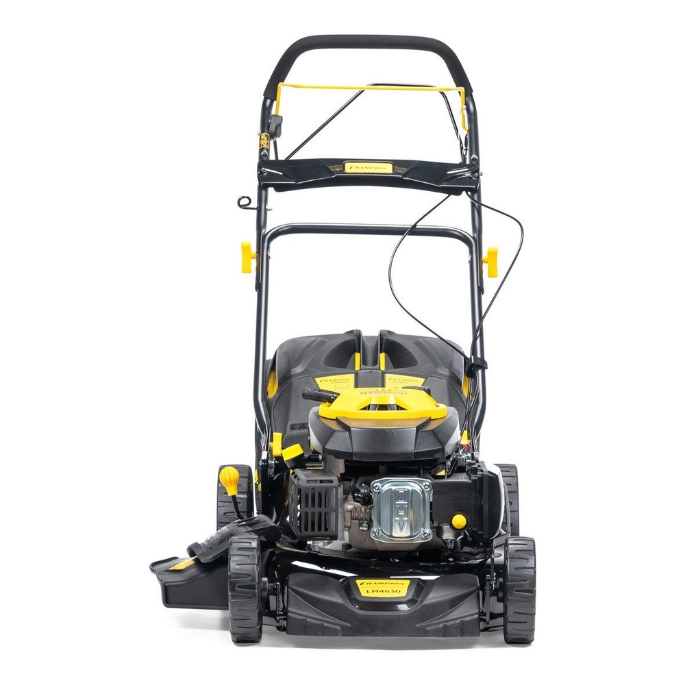 Газонокосилка CHAMPION LM4630 (3кВт привод 457мм 60л 25-75мм 1рычаг/7, 32кг 4в1)