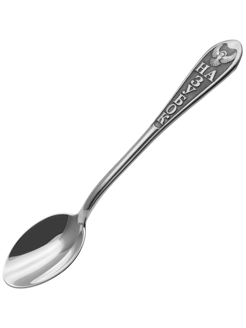 Ложка из серебра/Чернение