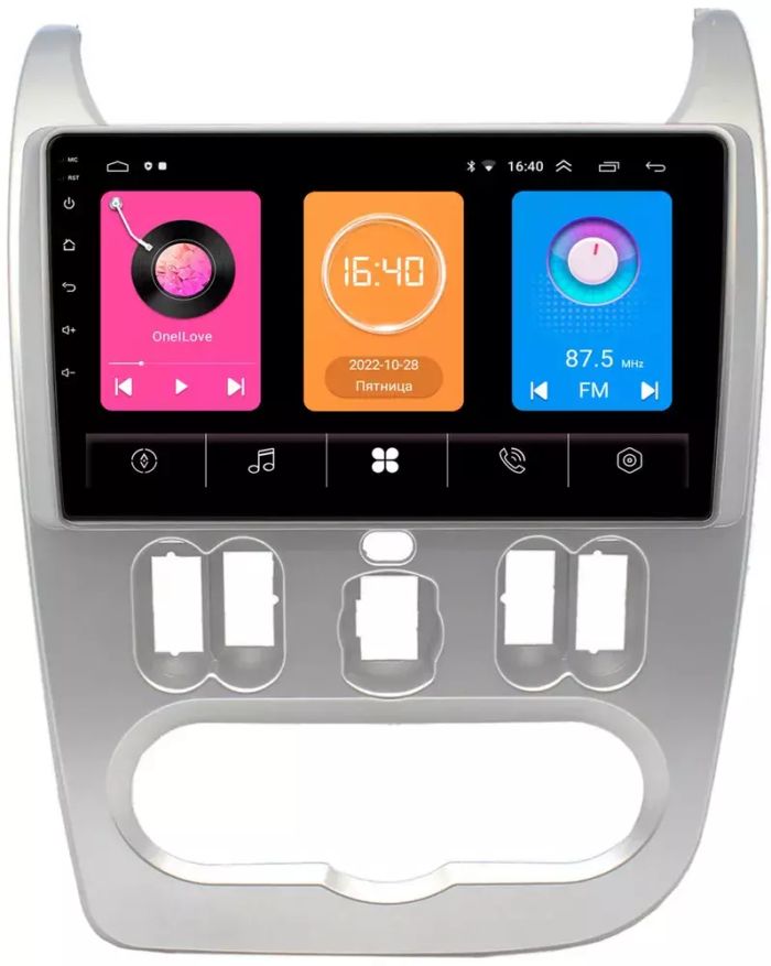 Магнитола для Renault Logan/Sandero 2009-2014 - GT9-9181 на Android 10
