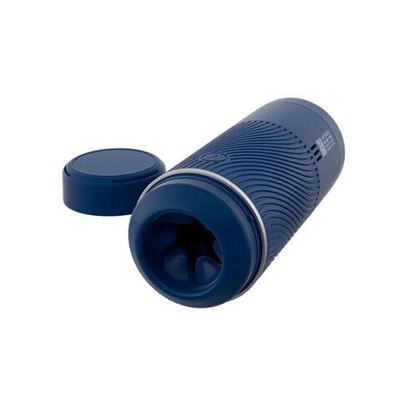 Синий мастурбатор с контролем всасывания Arcwave Pow Stroker (Цвет: синий)