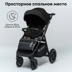 Коляска детская прогулочная BubaGo арт. BG 130-4 MODEL BASS color/цвет Black/Черный