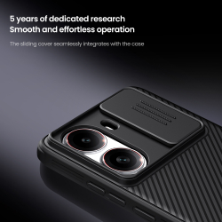 Чехол усиленный с защитной шторкой для камеры от Nillkin на Xiaomi Redmi Turbo 4, серия CamShield Pro Case