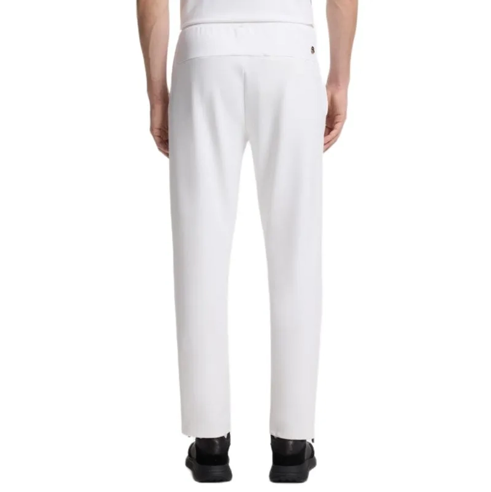 Мужские теннисные штаны BOSS TOC Game Jersey - white