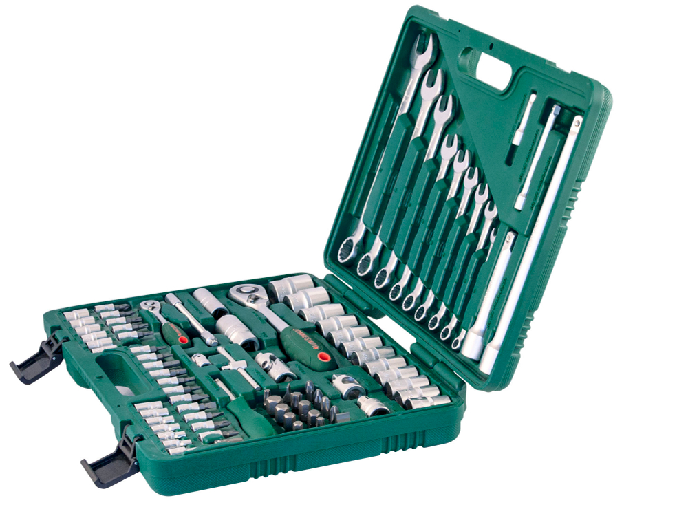 S04H52482S Набор инструмента универсальный 1/4", 1/2"DR, 82 предмета