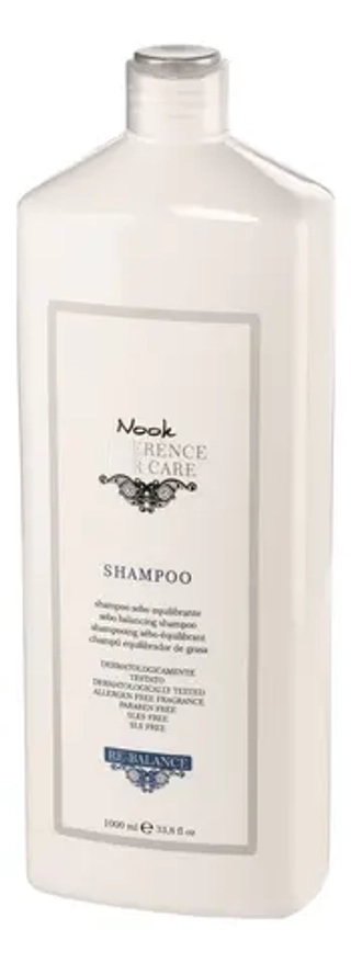 Nook Возрождение Шампунь для кожи головы, склонной к жирности Ph 5,0Re-Balance Shampoo,1000 мл