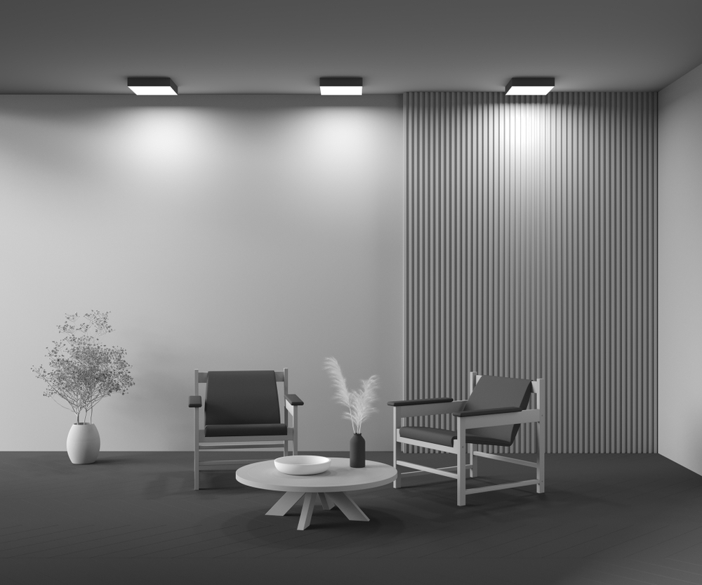 Потолочный светодиодный светильник Maytoni Zon C032CL-36W4K-SQ-B