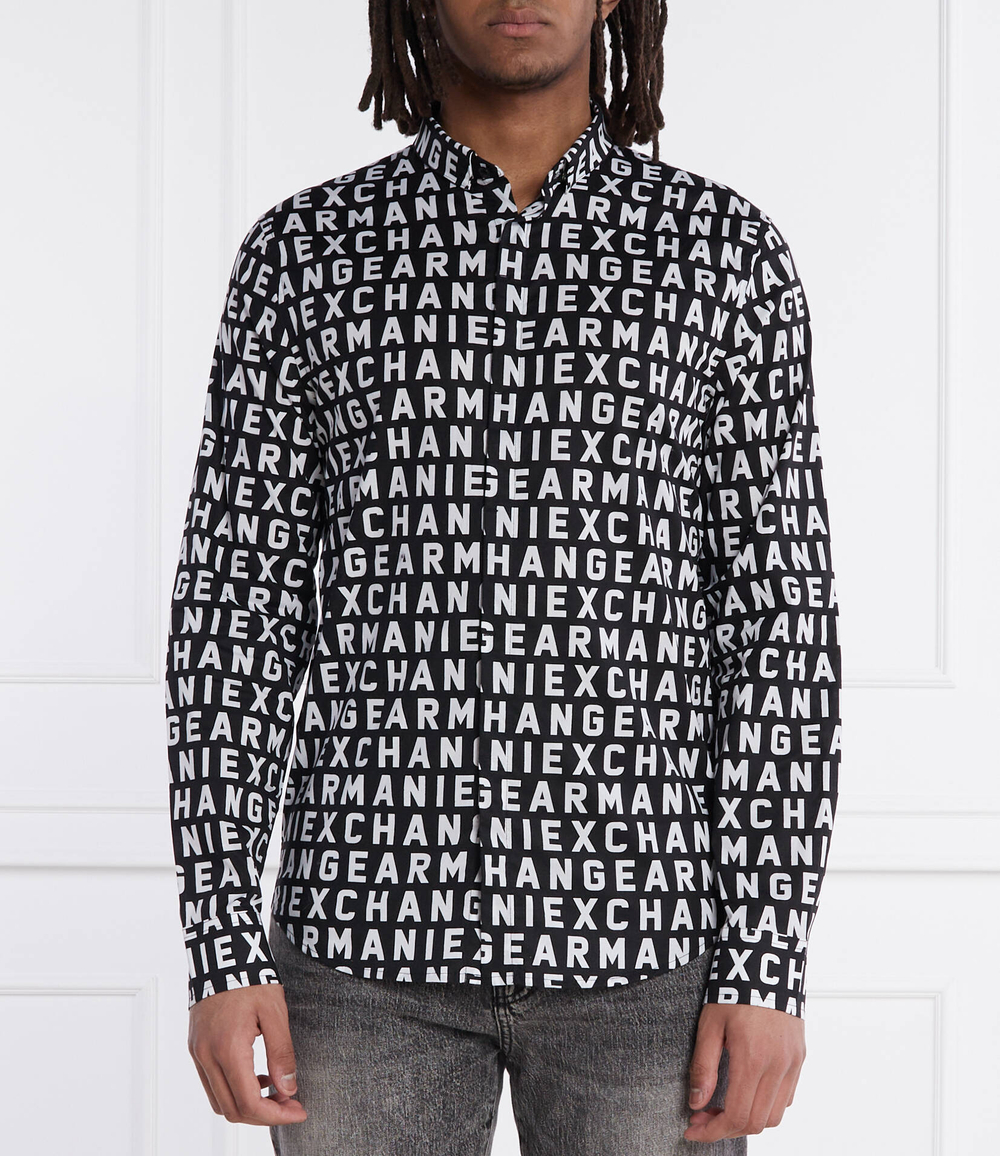 Рубашка Armani Exchange - черный(3DZC25 ZNEAZ)