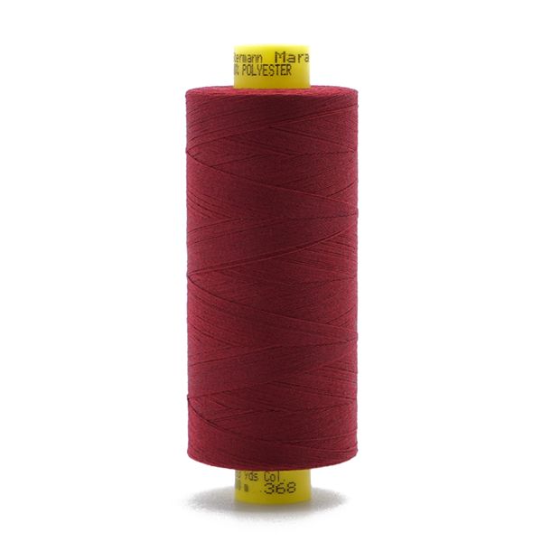 Нитка Gutermann Mara 150 (1000 метров), 1 кат., особо тонкая | 368 бордо