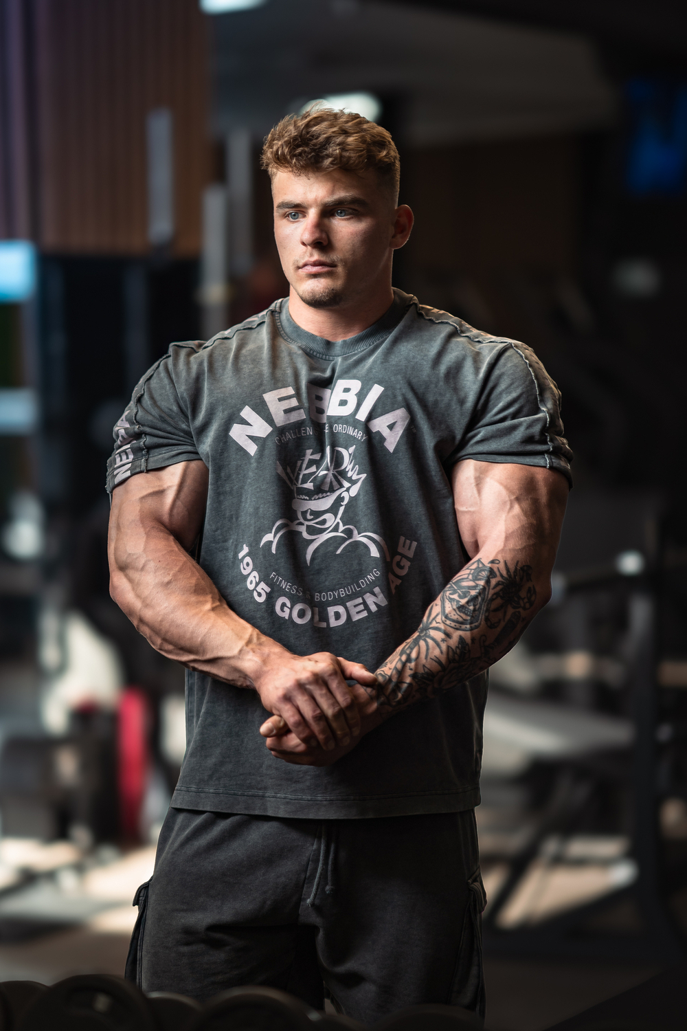 Футболка Washed Oversized T-Shirt GOLDEN AGE 790 Серая