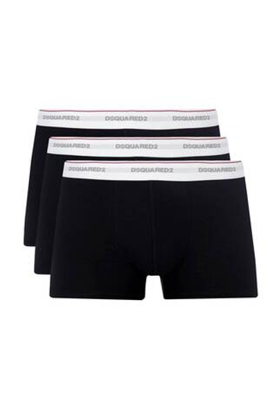 трусики-боксеры 3 шт. Dsquared2 - черный(DCXC60040)
