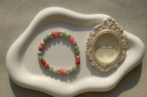Bilərzik / Браслет / Bracelet . Colorful Agate 3