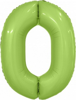 Р Цифра 0 Slim Мистик Фисташка (40''/102 см)