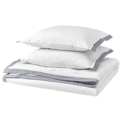 IKEA Комплект постельного белья TATELSMYGARE, пододеяльник (240х220 см) и 2 наволочки (50х60 см) (из Финляндии)