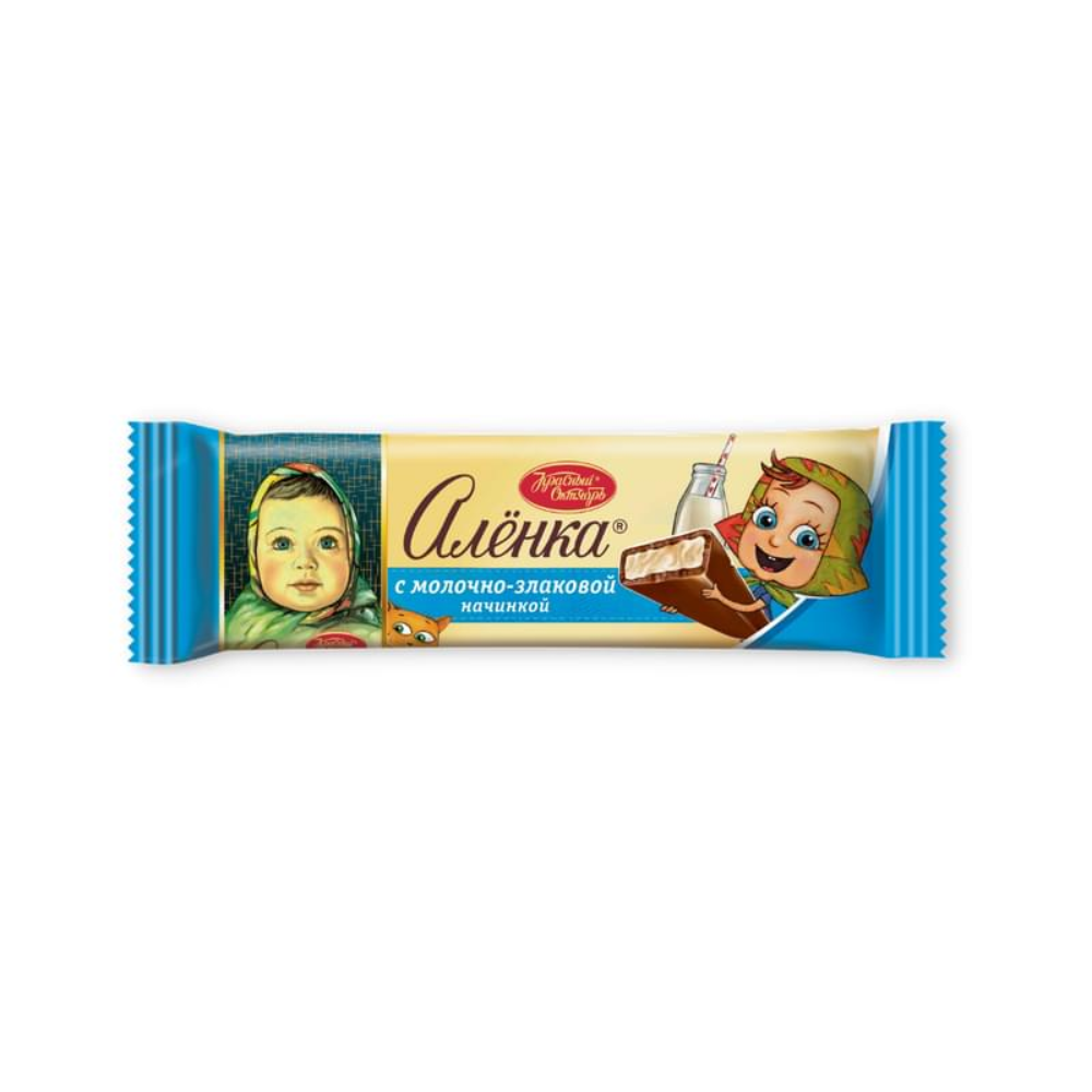 Шоколад Аленка с молочно-злаковой начинкой 45 гр