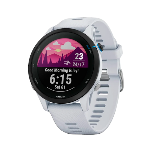 Умные часы Garmin Forerunner 255 Music, 45.6mm, Whitestone (010-02641-31)