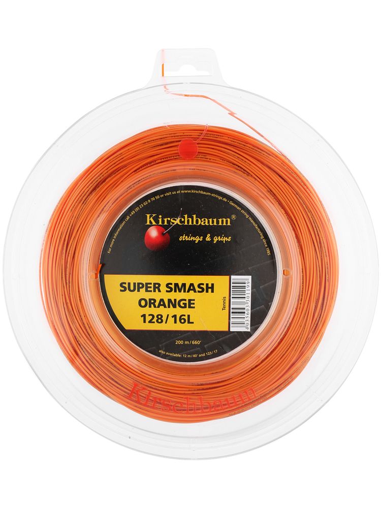 Теннисные струны Kirschbaum Super Smash Orange (12 метров)