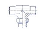 Штуцер FRTA D28 ORFS 1.11/16 - BSP 1.1/4