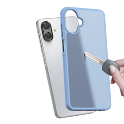 Матовый чехол светло-синего цвета для Samsung Galaxy A08 4G, Galaxy A07 (4G, 5G) и Galaxy A06 (4G, 5G), серия Yind Series от Dux Ducis