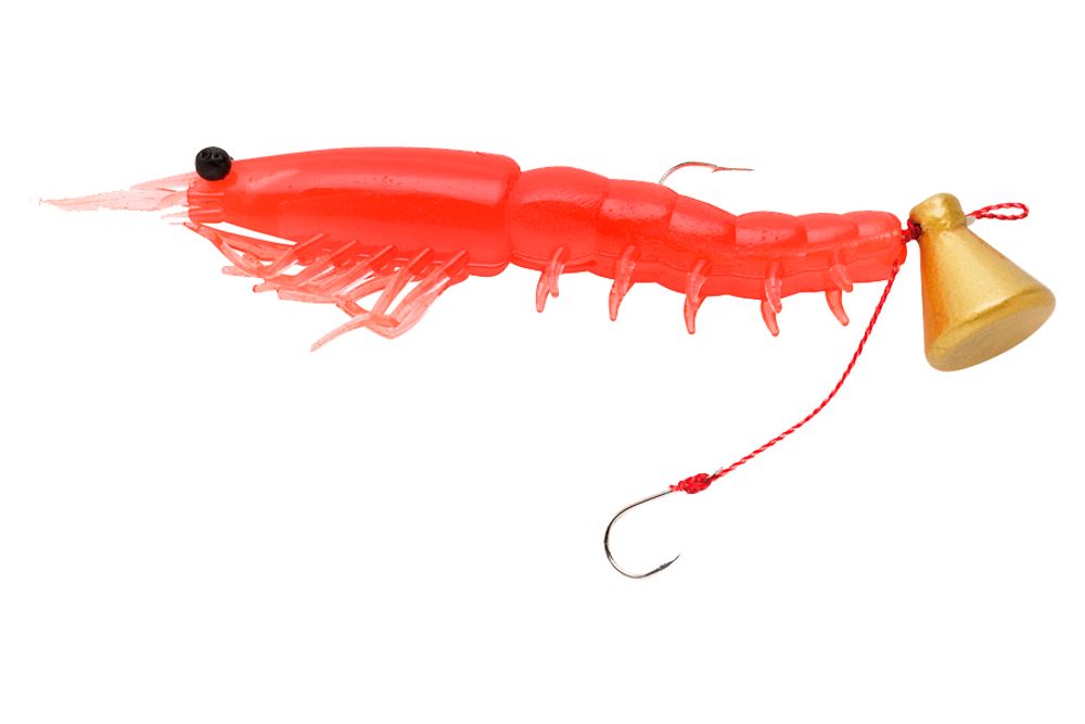 Приманка NIKKO Saruebi Shrimp 100мм #8 #Angry Orange