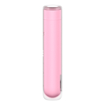 Розовый вакуумный стимулятор 12,5см в виде губной помады Satisfyer First Kiss 3D