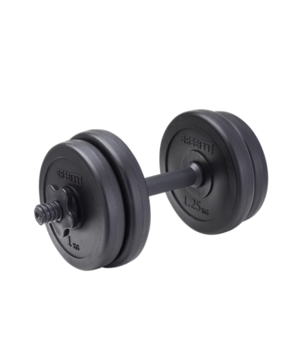 Гантель разборная пластиковая в коробке BASEFIT DB-717, 5 кг