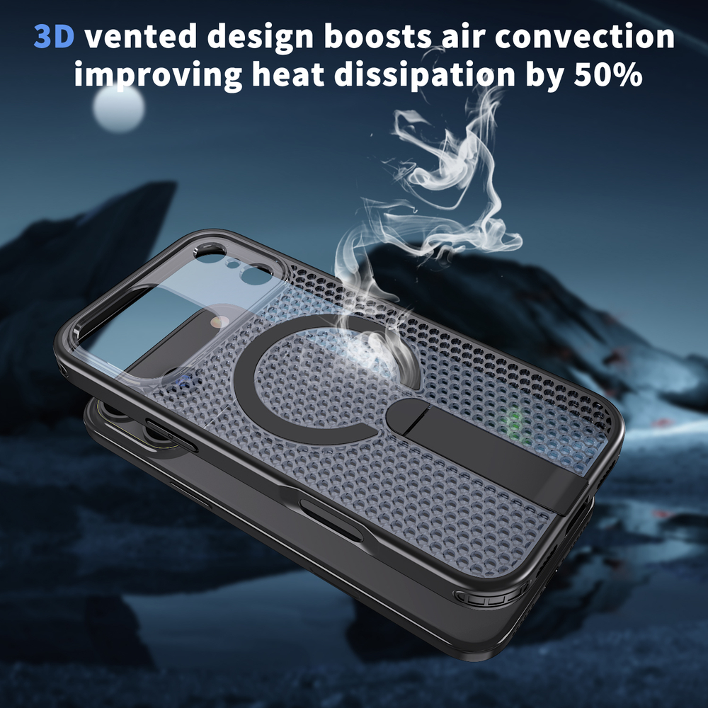 Прозрачный чехол Mesh Pro Magnetic Case для iPhone 17 Pro Max