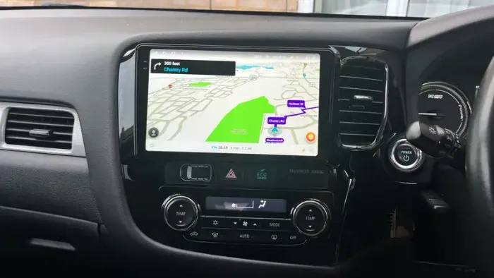 Магнитола для Mitsubishi Outlander 3 2012-2021 (правый руль) - FarCar S500-TS20 монитор 9.5" 2K QLED на Android 14, Быстрейшая, CarPlay, 4G SIM-слот
