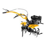 Мотоблок DPT-270X, 7 л.с, дисковое сцепление, ширина 90 см, глубина 35 см, фрез 3х4, ВОМ, передачи 2В/1Н Denzel