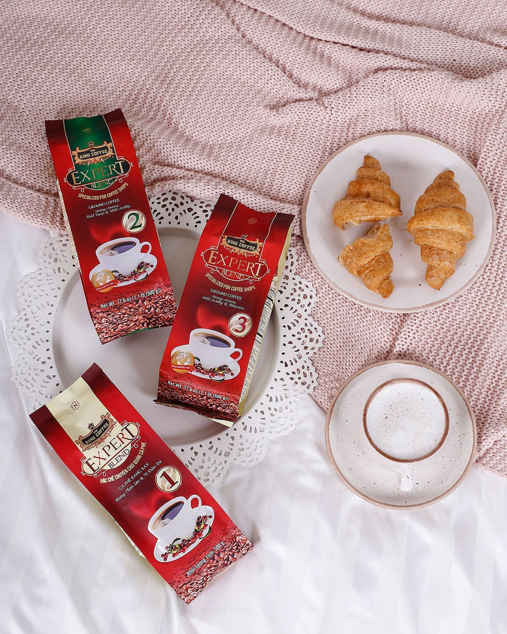 Вьетнамский молотый кофе King Coffee Expert №2, серия Blend, 500г