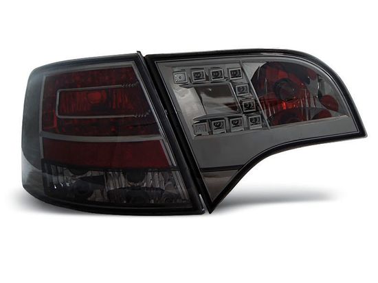 Задние фонари Audi A4 B7 avant smoke led