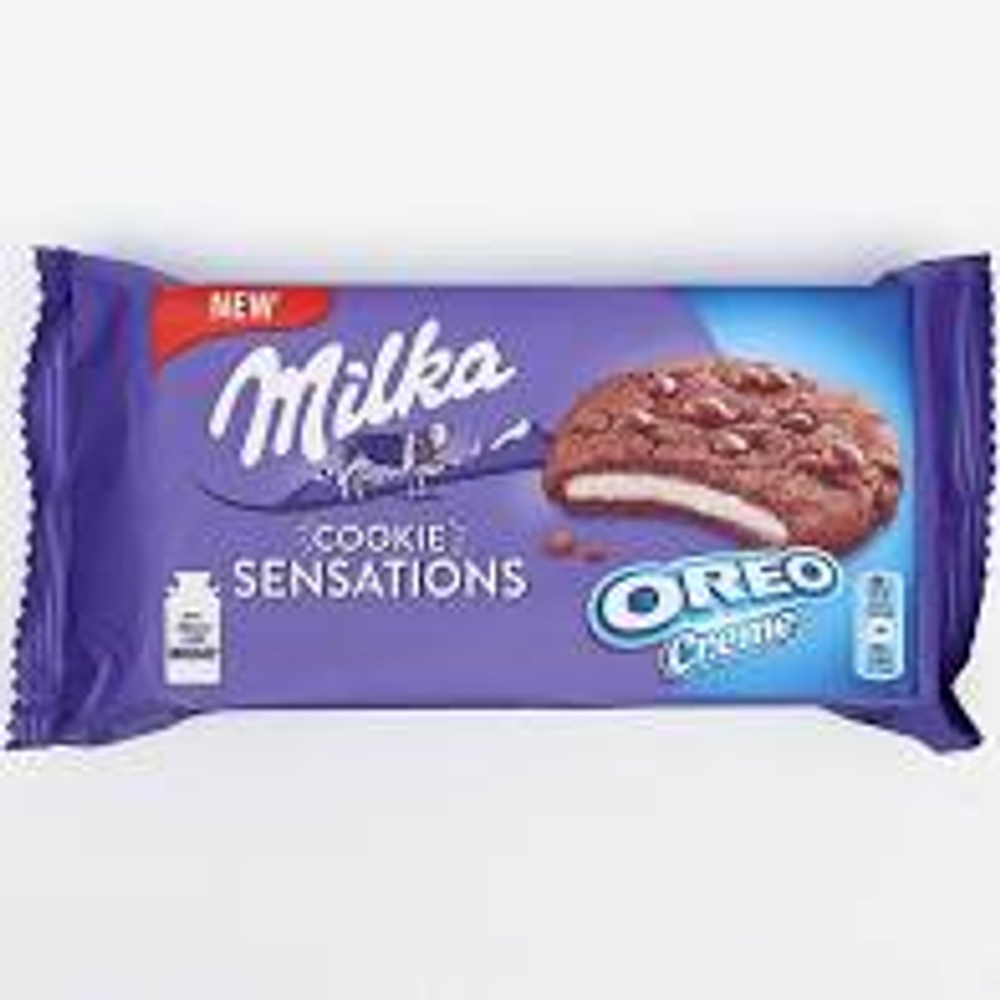 Печенье Милка 156г Сенсейшн Орео Крем  (12)