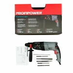 Сетевой перфоратор PROFIPOWER PDFR-1200 (1200Вт, SDS+ 3 режима,в кейсе) (E0002)