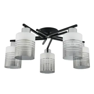 Потолочный светильник Escada 1132/5P E27*60W Black/Chrome