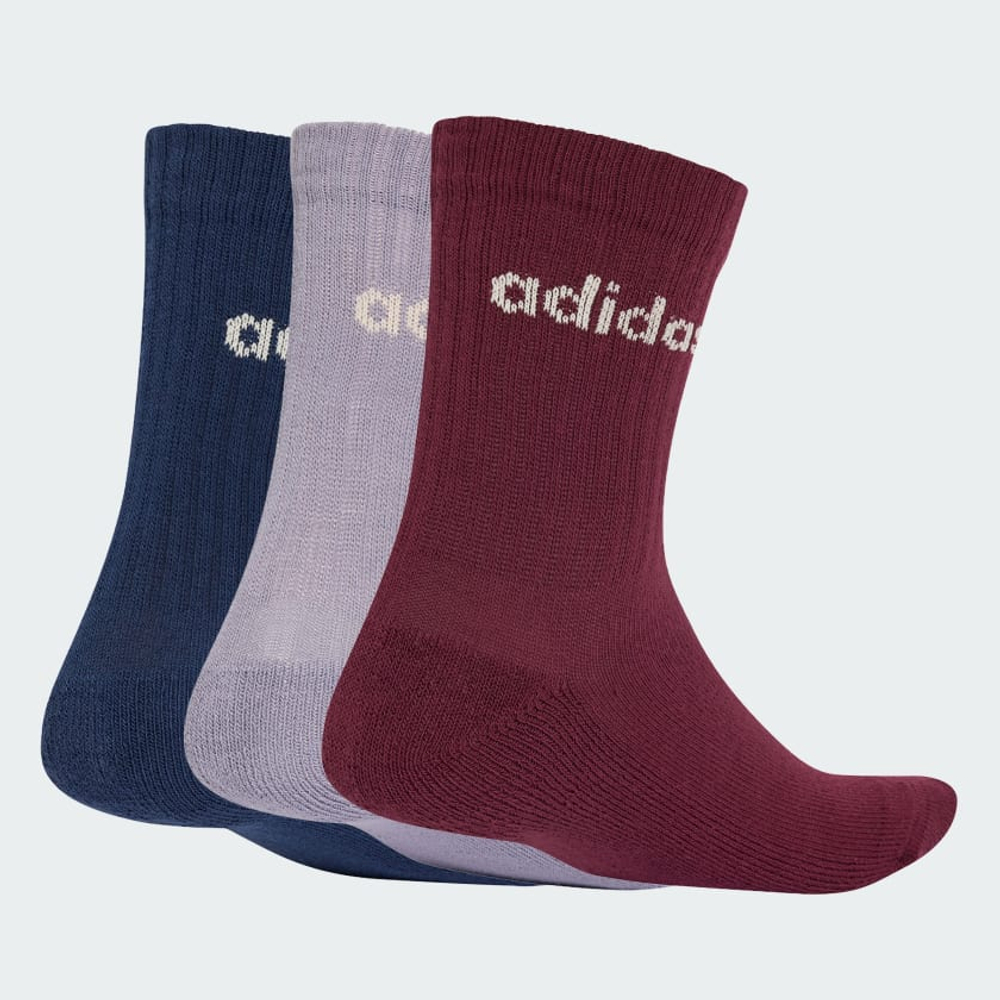 Мягкие носки Linear Crew 3 пары - Adidas