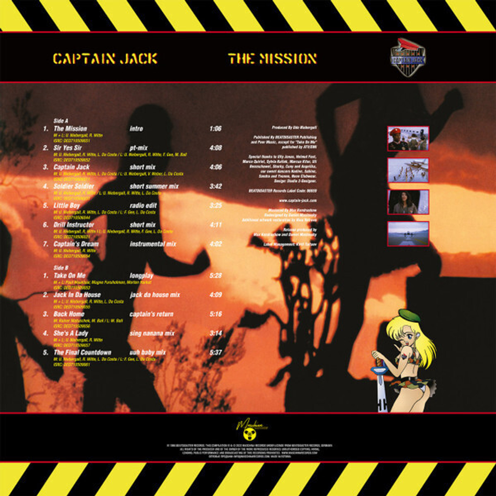 LP: Captain Jack — «The Mission» (1996/2022) [Limited Pink Vinyl]