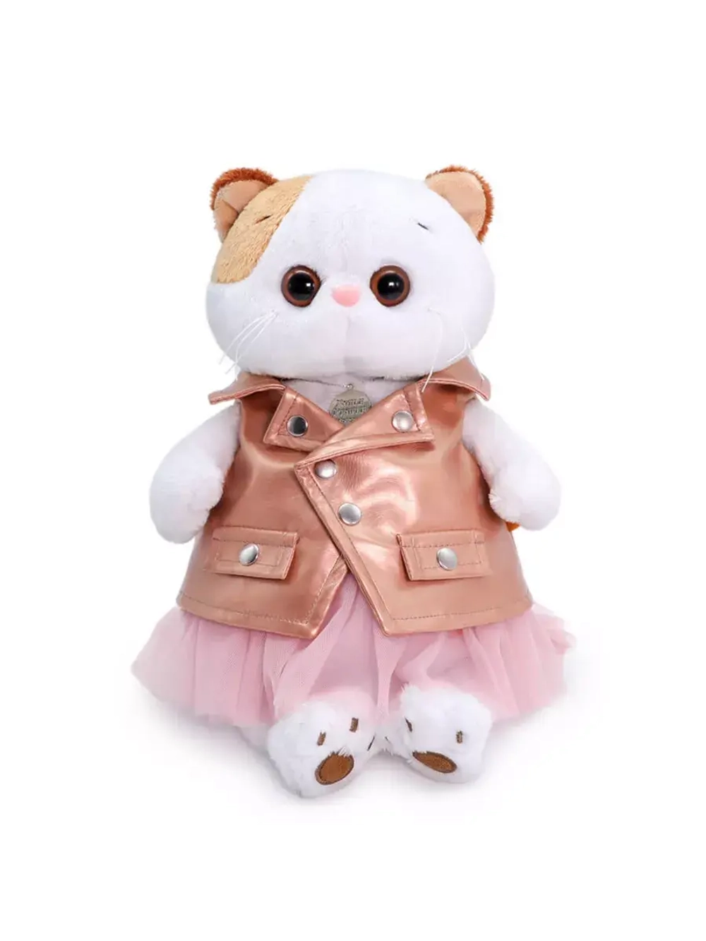 Мягкая игрушка Кошечка Ли Ли в юбке и жилетке 24 см LK24-046