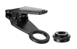Набор объективов для смартфона Levenhuk Lens S10 зажим и адаптер крупным планом